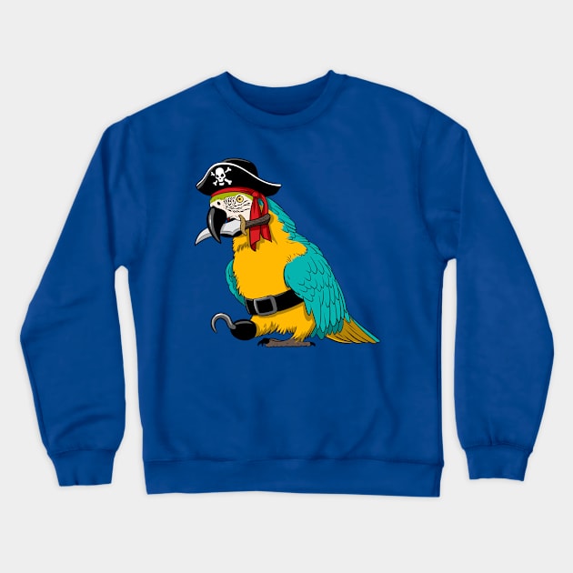 pirate parrot Crewneck Sweatshirt by albertocubatas